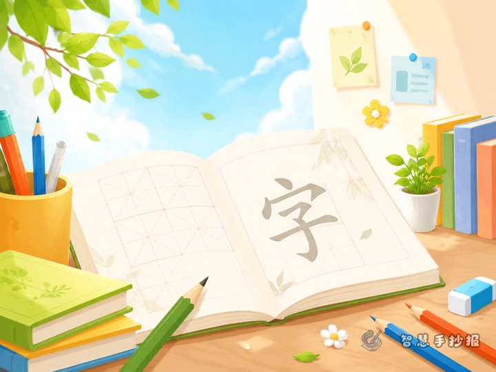 What theme should a first-grade standard handwriting newspaper use? - Sketch cover for Chinese Character Writing and Standard Language Promotion Handwritten Newspaper