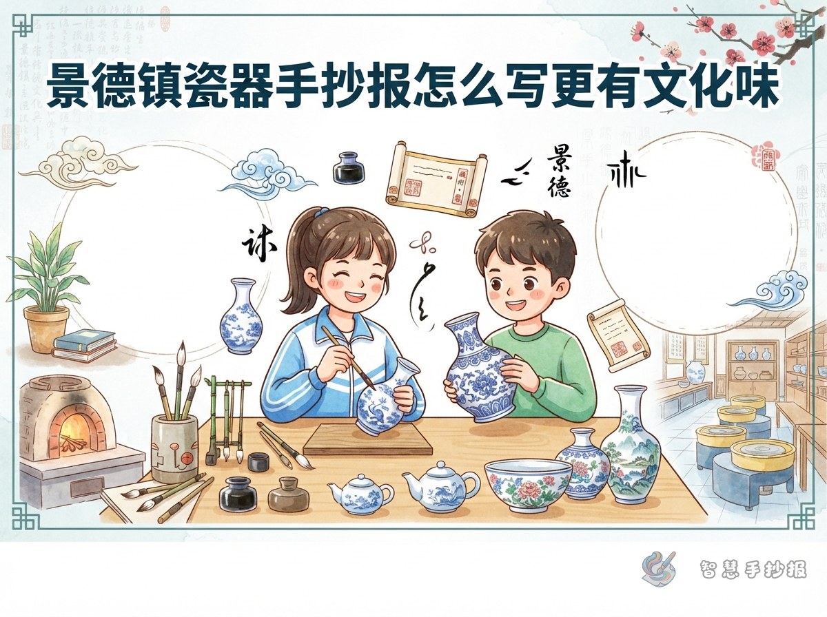How to Make a Jingdezhen Porcelain Handwritten Newspaper Feel More Cultural - Poster topic cover image