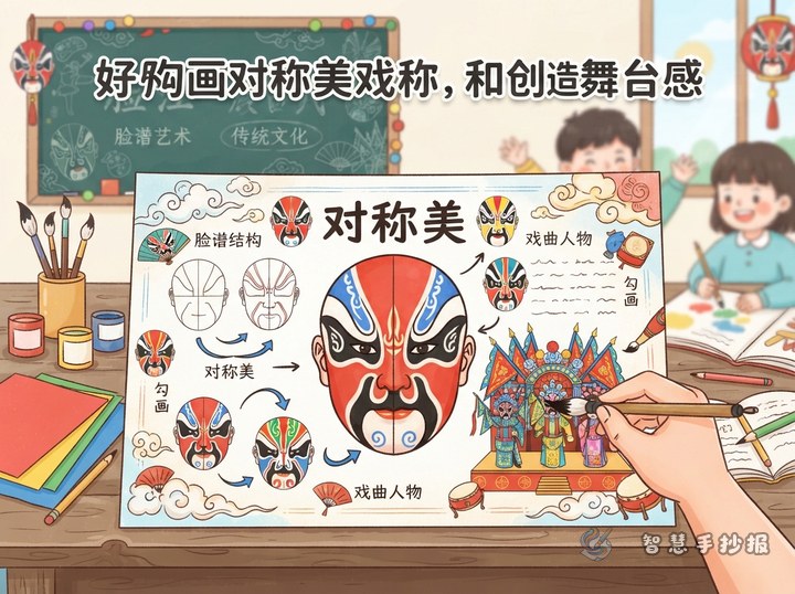 How to Draw a Symmetrical Opera Mask for a Stage-Themed Handwritten Poster - Related topic thumbnail