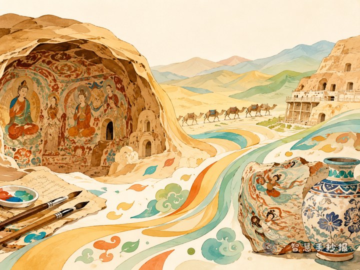 How to Make a Kizil Grottoes Mural Handwritten Newspaper - Related topic thumbnail