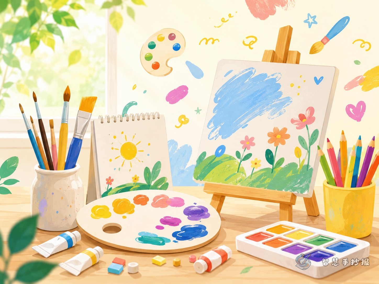 How to Design Content and Layout for an Art Club Handwritten Newspaper - Poster topic cover image