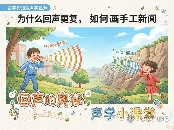 回声为什么会重复出现手抄报怎么画 - 相关内容封面