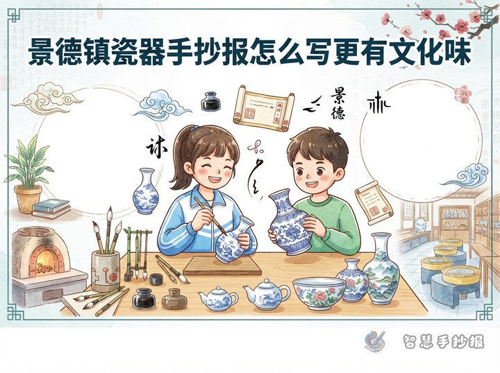 景德镇瓷器手抄报怎么写更有文化味 - 相关内容封面