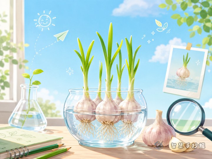 What can I write on a garlic hydroponic observation poster? - Related topic thumbnail
