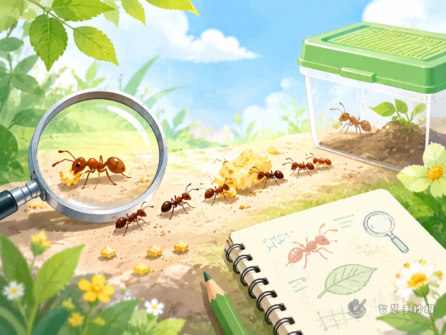 How Can You Turn Ant Foraging into a Nature Observation Poster? - Poster topic cover image