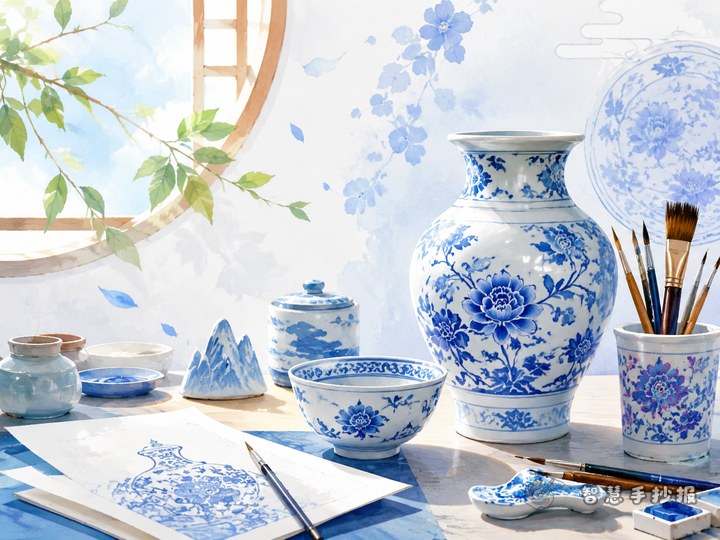 What to Put on a Blue and White Porcelain Poster for a Better Score - Related topic thumbnail