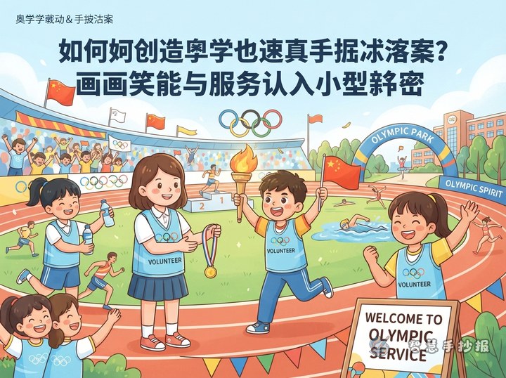 How to Make an Olympic Volunteer Handwritten Newspaper: Draw Smiles and Service into Your Poster - Related topic thumbnail