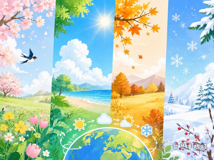 How to Make a Handwritten Newspaper About How Weather Changes with the Seasons - Related topic thumbnail