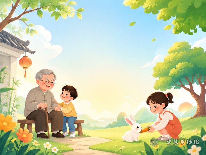 尊老爱幼家风手抄报可以设计哪些栏目？ - 相关内容封面