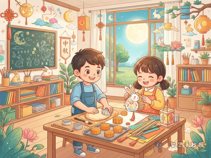 How to Write a Mid-Autumn Festival Poster About Making Mooncakes and Lanterns - Related topic thumbnail