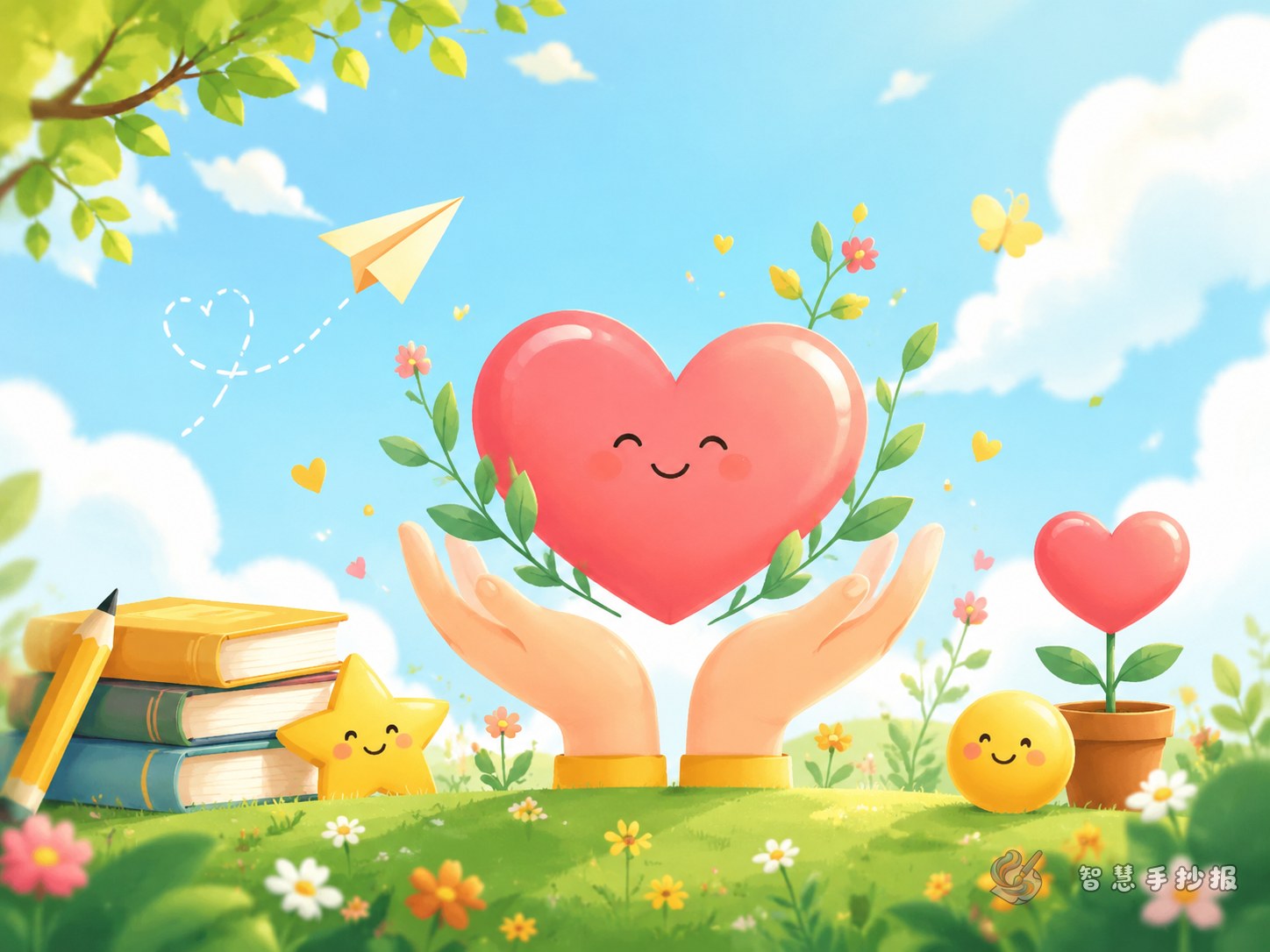 What should a mental health and personal growth poster include for primary school students? - Poster topic cover image