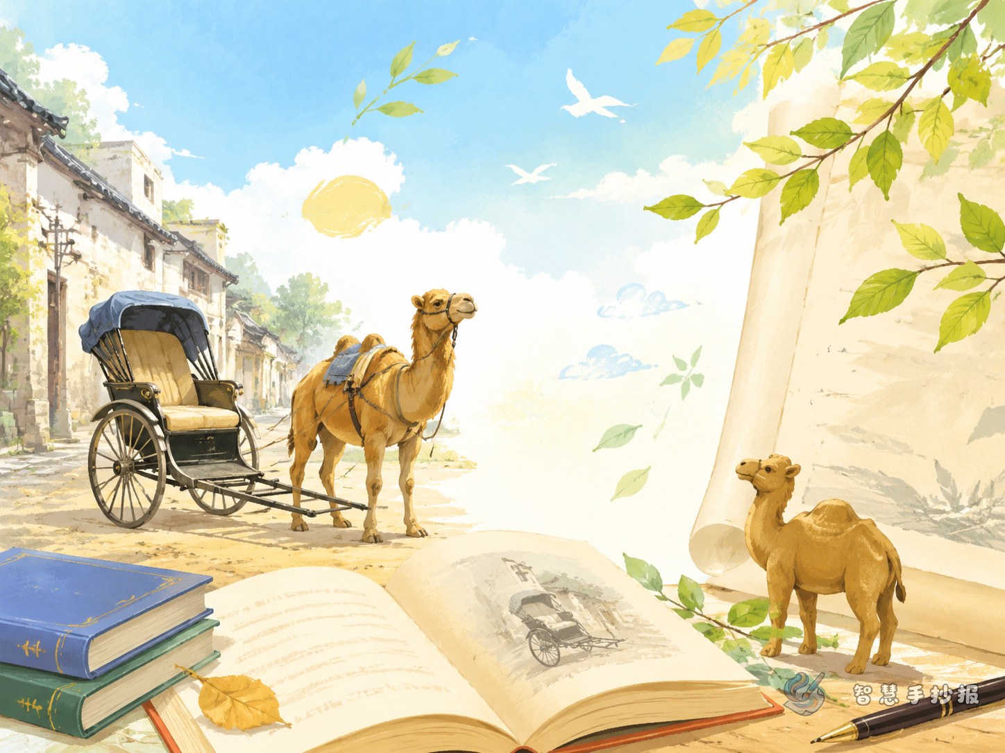 What to Write on a Camel Xiangzi Reading Appreciation Poster - Poster topic cover image
