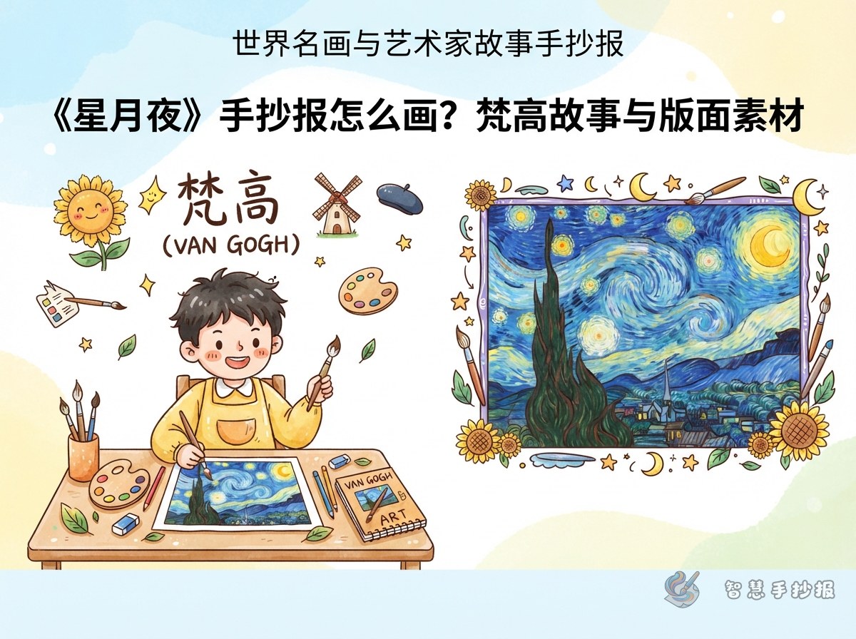 How to Make a Starry Night Poster: Van Gogh Ideas - Poster topic cover image
