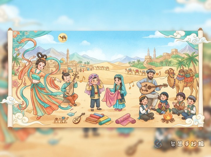 How to Lay Out a Silk Road Music, Dance and Costume Exchange Poster - Related topic thumbnail