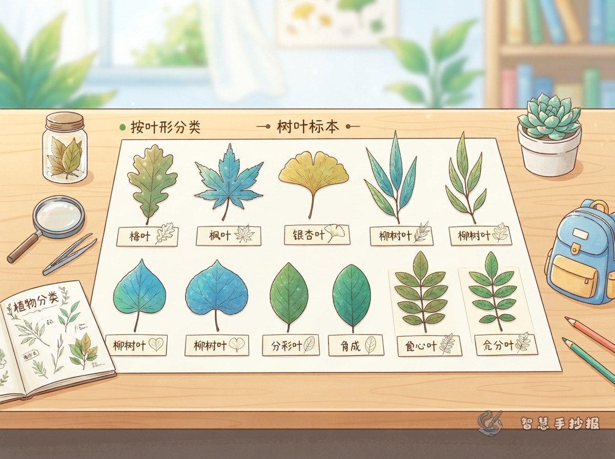 How to Make a Plant Classification Poster with Leaf Shapes - Poster topic cover image