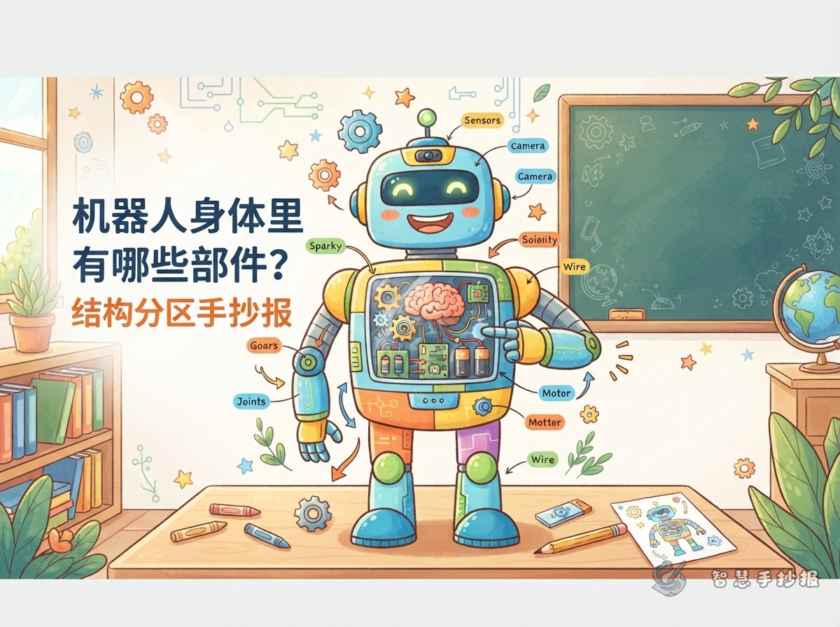 What Parts Are Inside a Robot? A Robot Structure Poster Guide - Poster topic cover image