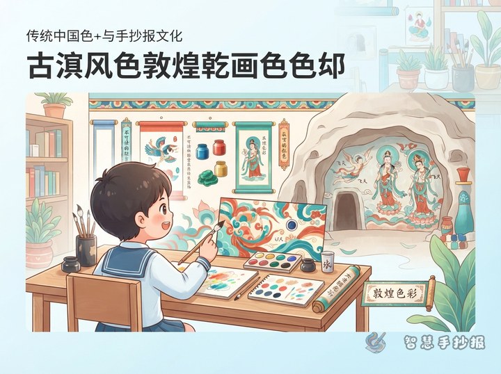 How to Give a Dunhuang Mural Color Handwritten Newspaper a Classical Look - Related topic thumbnail