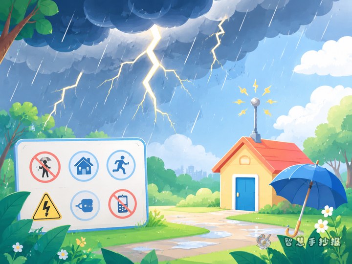 What should I write in a thunderstorm safety handwritten newspaper? - Related topic thumbnail
