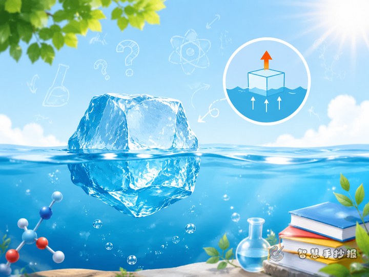 Why Does Ice Float on Water? Buoyancy Handwritten Newspaper - Related topic thumbnail
