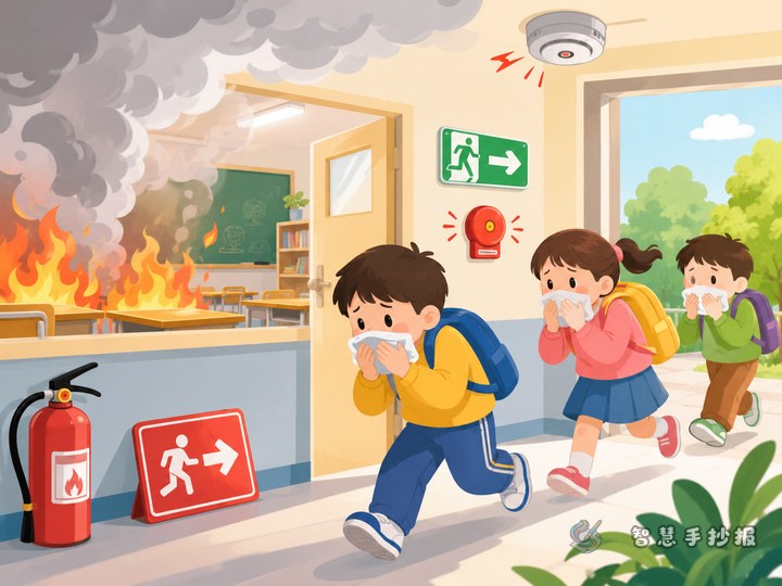 教室着火了先做什么手抄报内容怎么写 - 相关内容封面