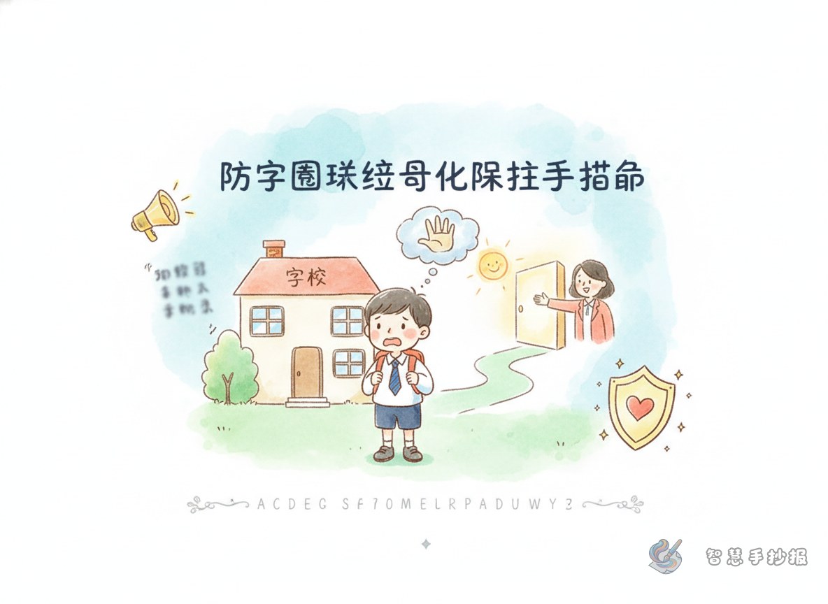 被威胁不敢告诉老师怎么办手抄报怎么写 - 智慧手抄报专题封面图