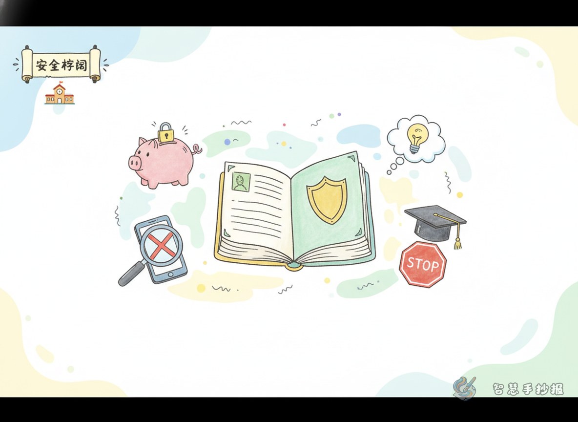 How to Make a Campus Anti-Fraud Handwritten Newspaper for Primary Students - Poster topic cover image