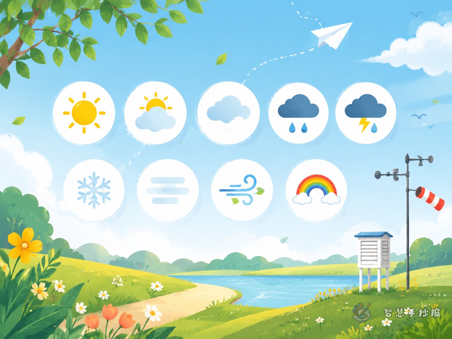 What to Put on a Weather Symbols Handwritten Newspaper? From Icon Meanings to Daily Life Uses - Poster topic cover image