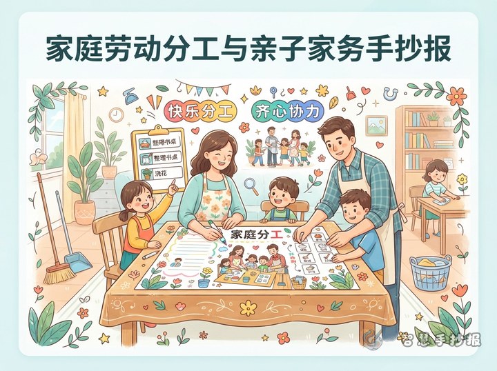 How to Design a Family Meeting Chore Division Handwritten Poster - Related topic thumbnail