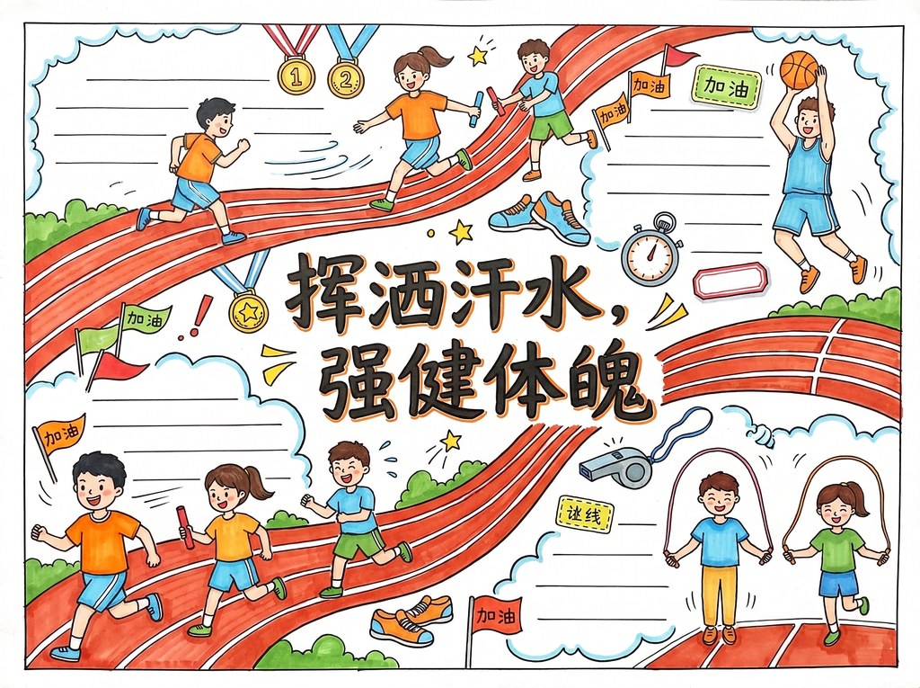 Energetic Campus Sports Day