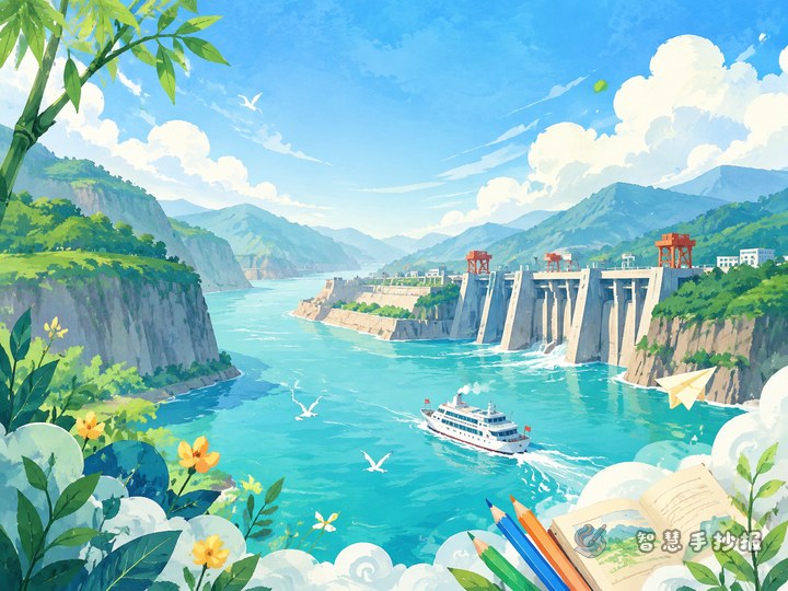 长江三峡手抄报怎么做更好看 - 手抄报专题封面