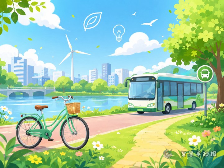 节约能源绿色生活手抄报能不能写&ldquo;绿色出行的一天&rdquo;？ - 相关内容封面