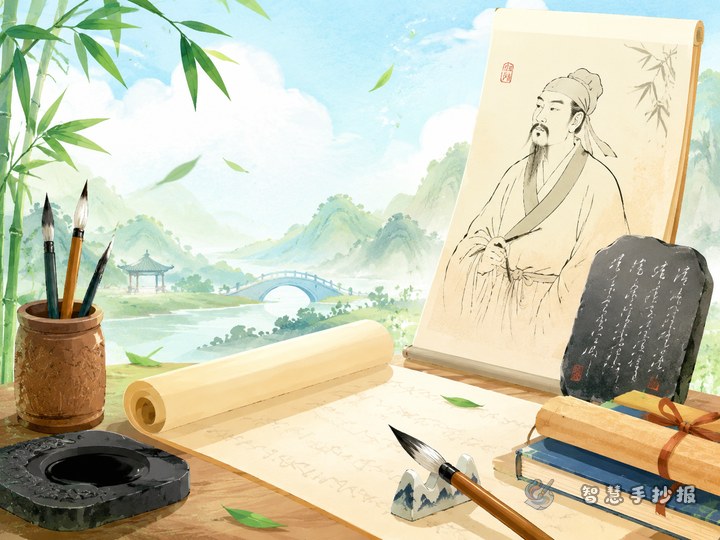 王羲之手抄报写什么内容好 - 书法名家与碑帖欣赏手抄报手抄报封面