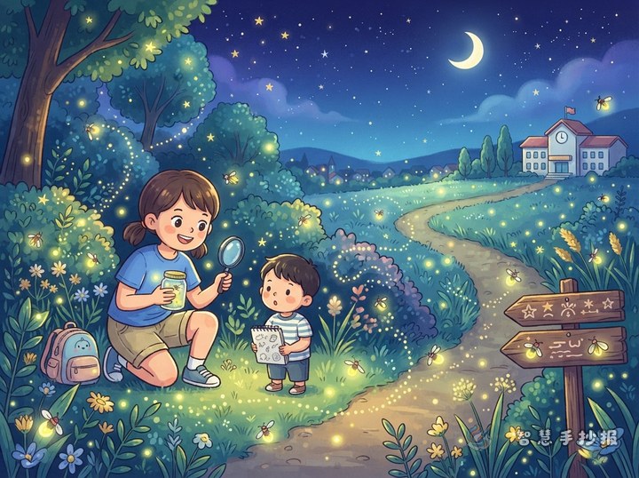 How to Lay Out a Firefly Observation Poster with a Summer-Night Feel - Sketch Topic Cover