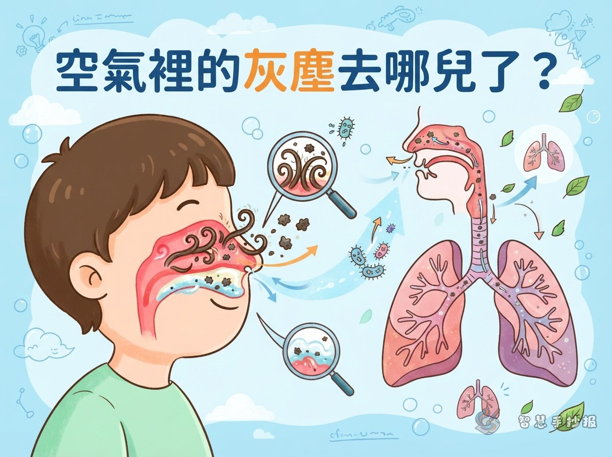 Where Does Dust in the Air Go? How to Make a Nose Hairs and Mucus Handwritten Newspaper - Poster topic cover image