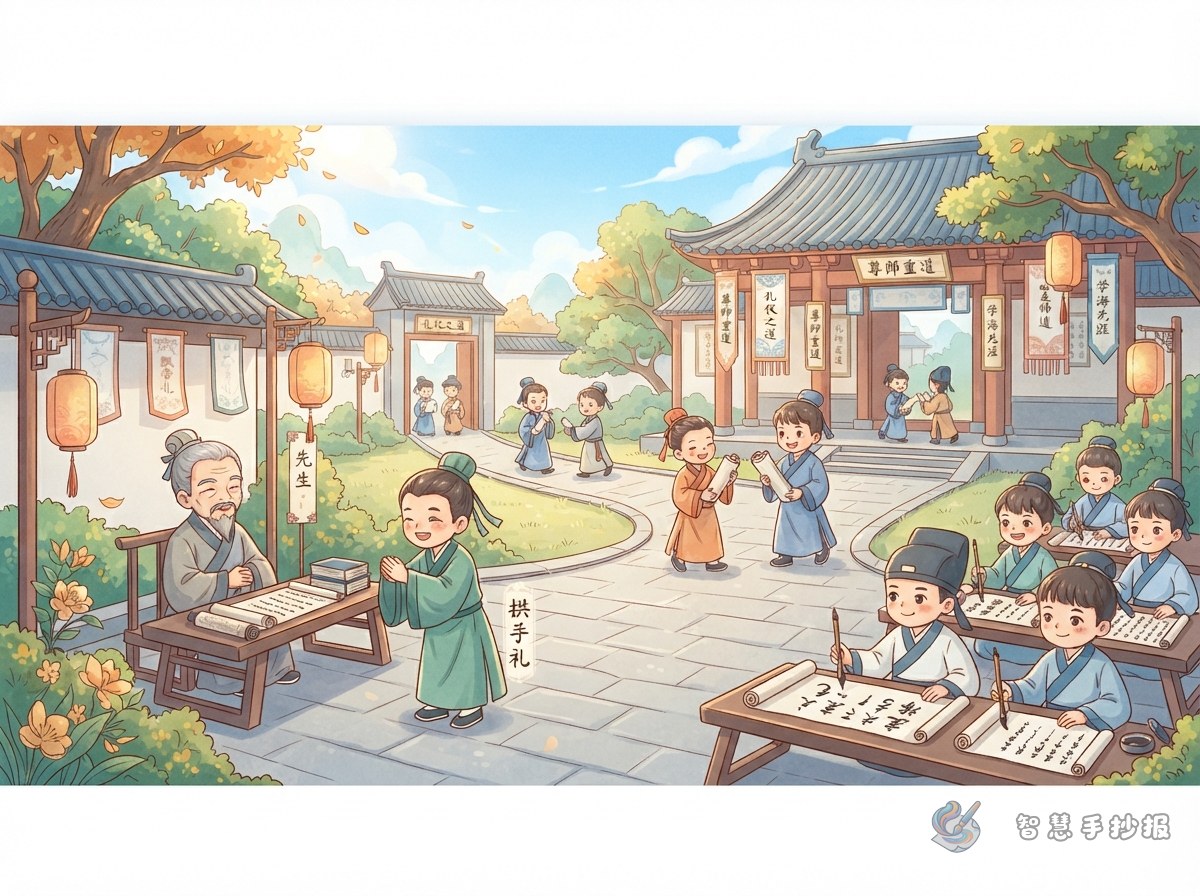 古代科举中的称谓和考场礼仪手抄报怎么做 - 智慧手抄报专题封面图