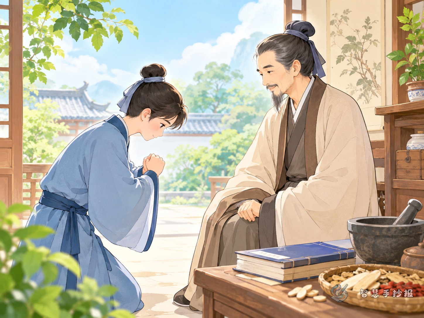 How to Make a Ye Tianshi Handwritten Newspaper About Humble Learning and Medical Ethics - Poster topic cover image
