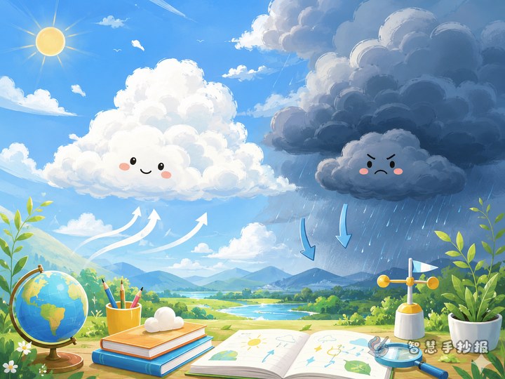 Why Do Clouds Sometimes Look Like Cotton and Sometimes Like Dark Clouds? What to Write on a Handwritten Newspaper - Related topic thumbnail