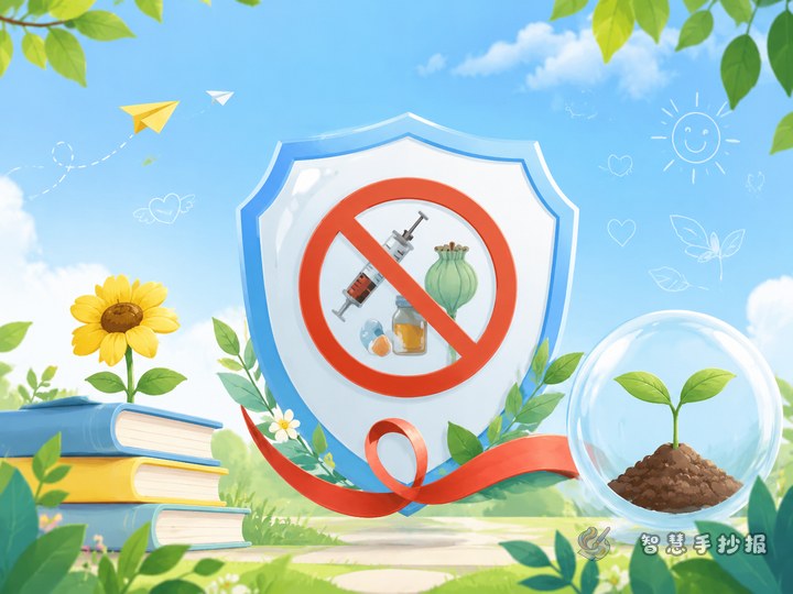禁毒宣传教育手抄报内容怎么安排更有教育意义 - 禁毒宣传教育手抄报系列作品预览