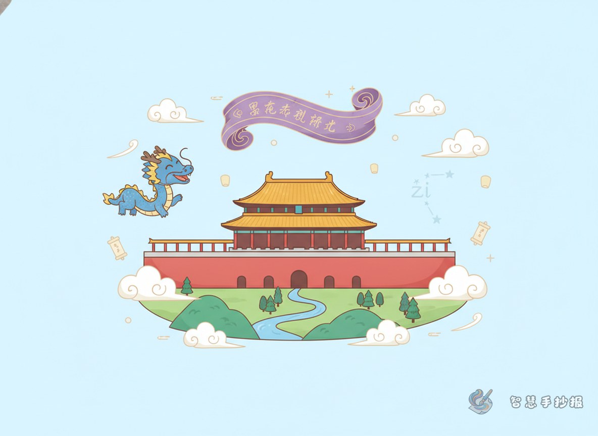 How to Make a Handwritten Newspaper on Why the Forbidden City Is Called Zijincheng - Poster topic cover image