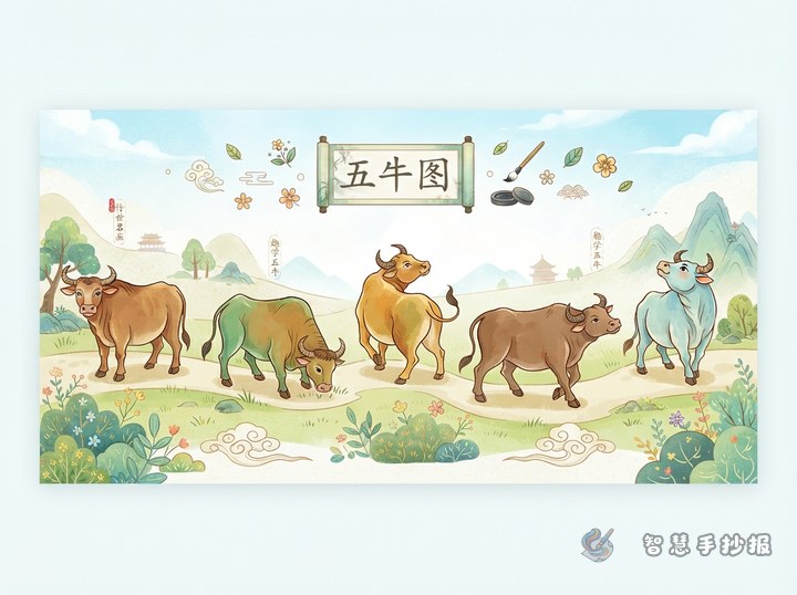How to Show Five Different Expressions in a Five Oxen Poster - Related topic thumbnail
