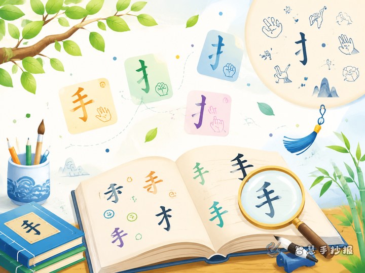 How to make a handwritten newspaper about Chinese radicals with richer content - Related topic thumbnail