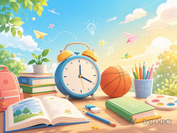 How to Plan 2 Hours After School for a Handwritten Newspaper - Sketch Topic Cover