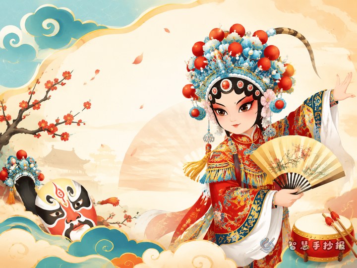 京剧手抄报可以写什么内容更有传统味 - 相关内容封面