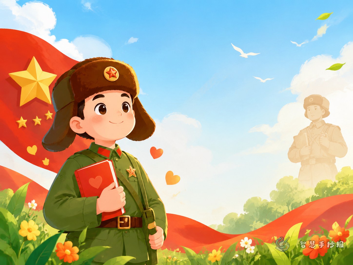 How to Make a Clear Lei Feng Spirit Handwritten Newspaper - Poster topic cover image