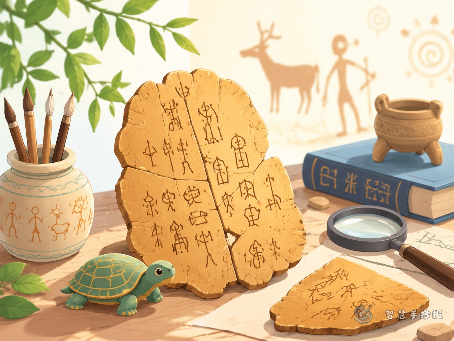 How to Make an Oracle Bone Script Handwritten Newspaper? Content and Layout Ideas - Poster topic cover image