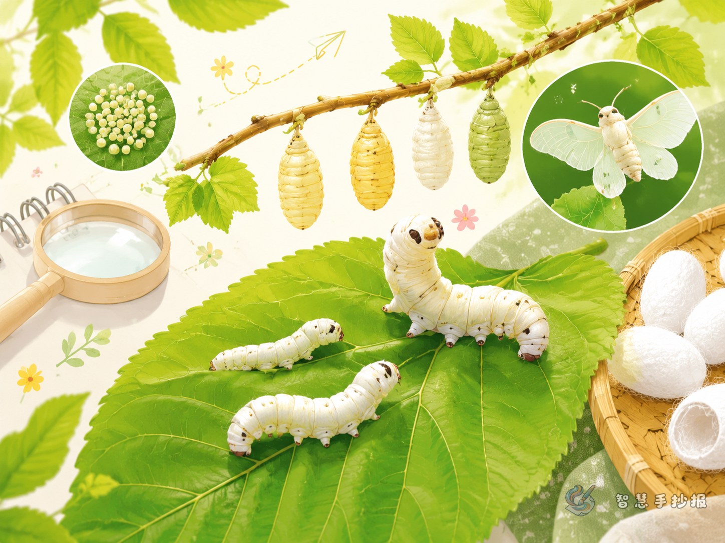 How to Make a Silkworm Observation Handwritten Newspaper - Poster topic cover image