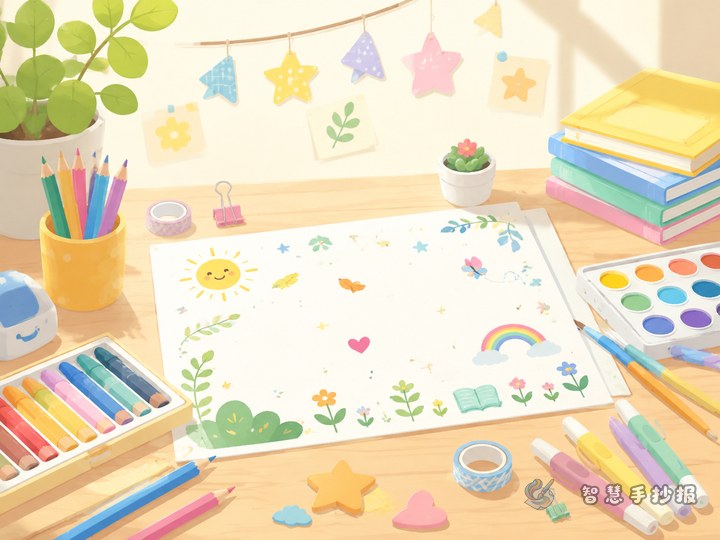 How Do You Make Your First School Poster? A Complete Guide from Topic to Coloring - Poster line art preview