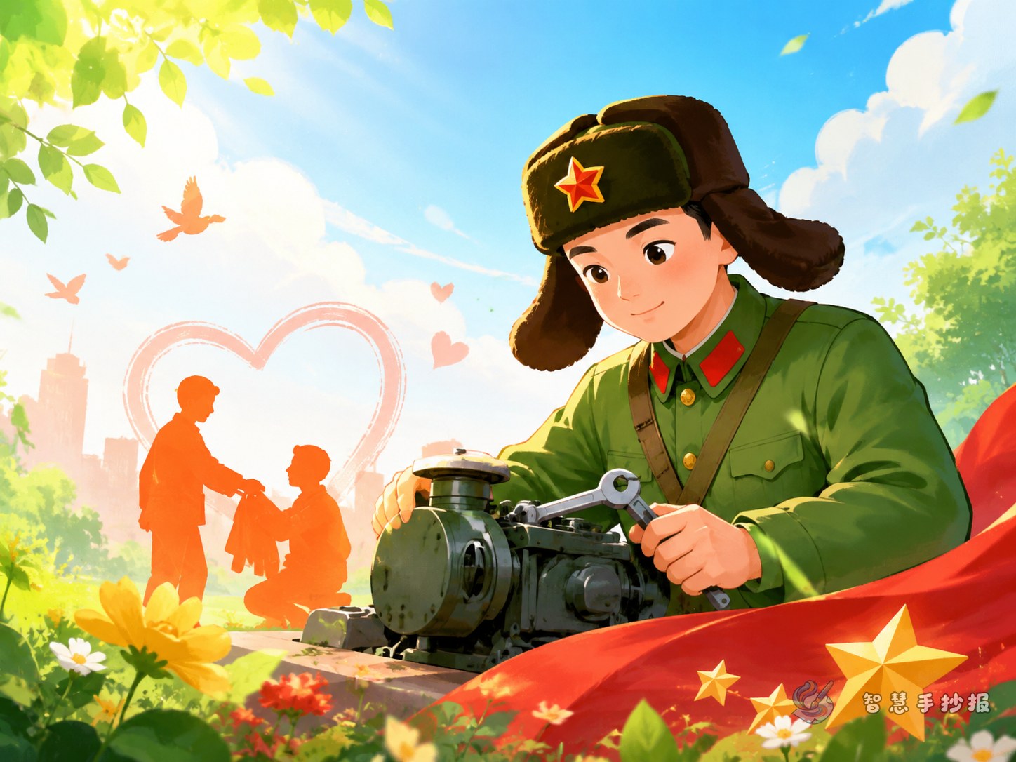 What should I write in a Lei Feng handwritten newspaper to make it meaningful? - Poster topic cover image