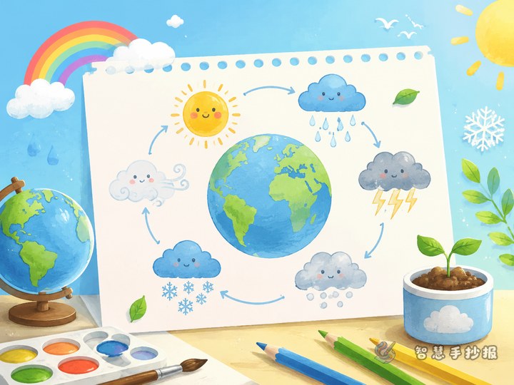 How to Make a Weather Changes Poster: Ideas and Layout for Kids - Sketch Topic Cover