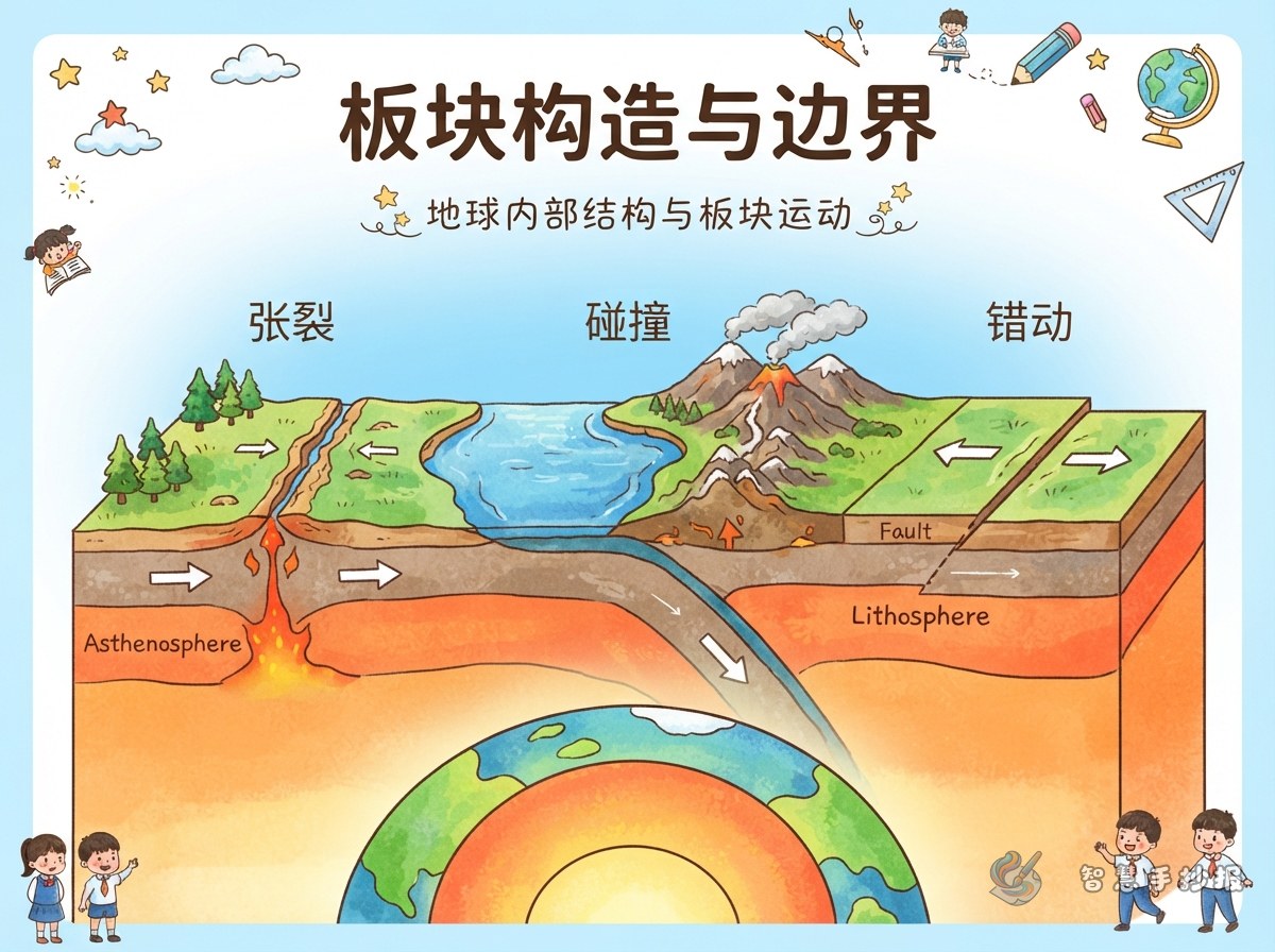 What Are the Three Plate Boundaries? Poster Drawing Guide - Poster topic cover image